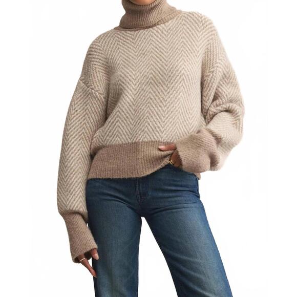 Z SUPPLY Sweaters - NEW Z SUPPLY balkan funnel neck sweater in beige